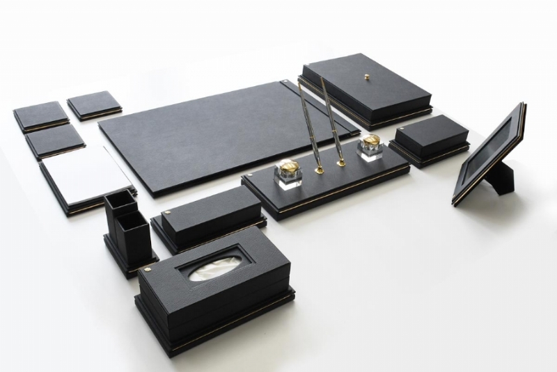 167411-ALTIN VE DERİ SÜMEN TAKIMI - KREM