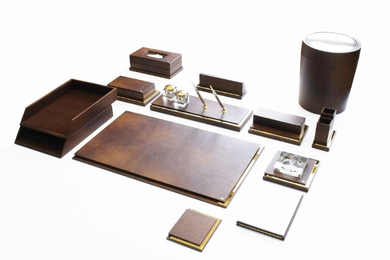 196240-CROM VE DERİ SÜMEN TAKIMI - KAHVERENGİ