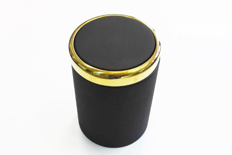 39111-DERİ KAPLI  ÇÖP KUTUSU