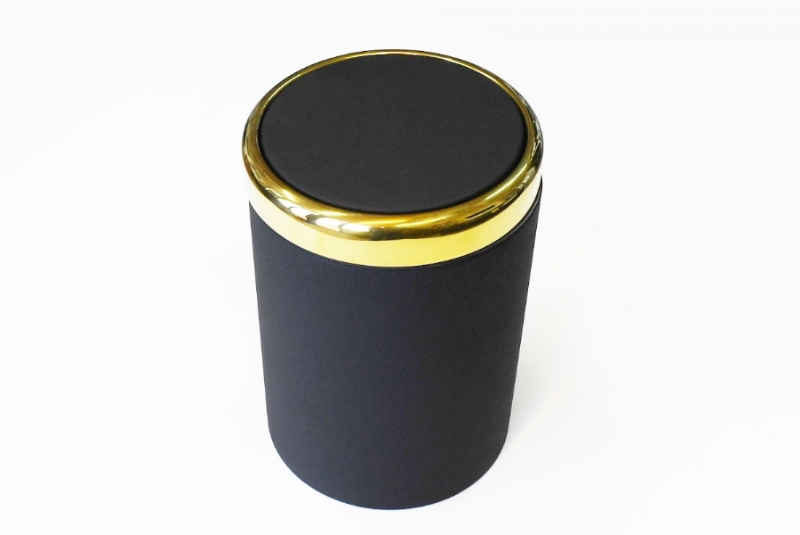 39111-DERİ KAPLI  ÇÖP KUTUSU