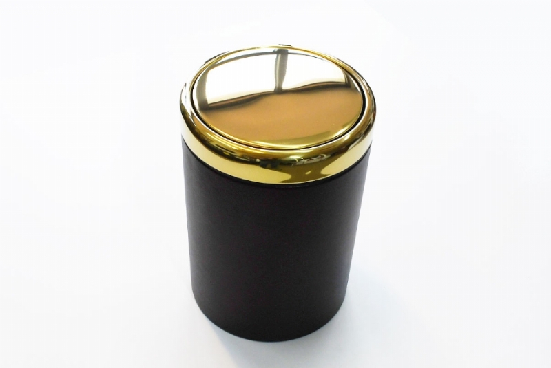 39211-DERİ KAPLI  ÇÖP KUTUSU