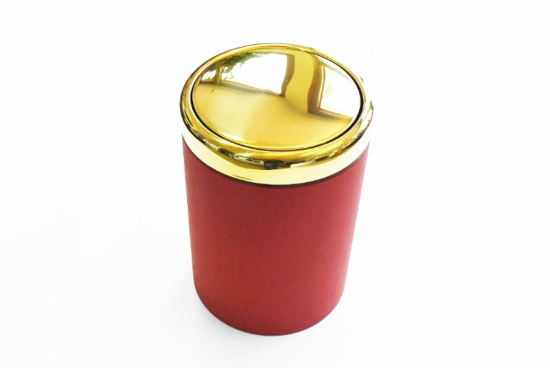 39224-DERİ KAPLI  ÇÖP KUTUSU