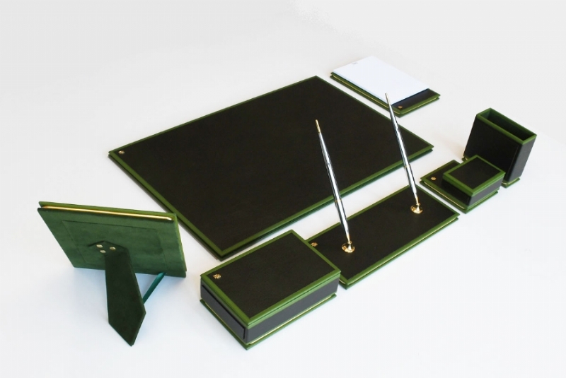 44757-DERİ SÜMEN TAKIMI CLASSIC YEŞİL