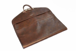 DERİ ELBİSE KILIFI-GAMBOÇ - KAHVERENGİ