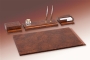 170246 Leather and Wood  Table set ARTY NEAT