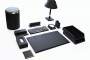 196811 ELEGANCE MASTER PREMIUM DESKSET- BLACK