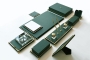 197553 SMART PREMIUM GOLD PLATED DESKSET