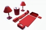 199124 ELEGANCE MASTER PREMIUM DESKSET - RED