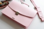 25205 LEATHER BRIEFCASE  PINK