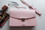 25205 LEATHER BRIEFCASE  PINK