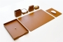 LEATHER DESKSET SMOOTHY - TABA