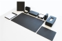 52111 LEATHER DESKSET SMOOTHY - BLACK