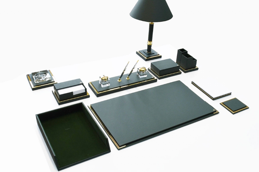 196053 - ELEGANCE MASTER PREMIUM DESKSET - GREEN