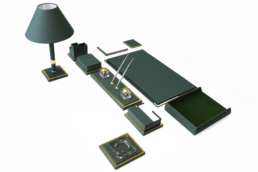 196053 ELEGANCE MASTER PREMIUM DESKSET - GREEN