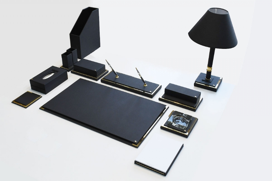 196411 - ELEGANCE MASTER PREMIUM DESKSET - BLACK