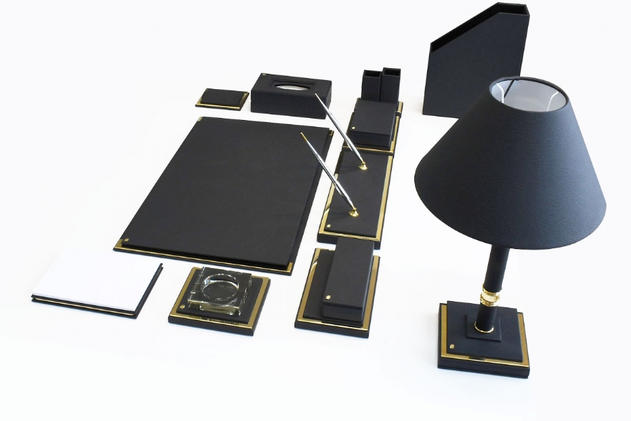 196411 - ELEGANCE MASTER PREMIUM DESKSET - BLACK