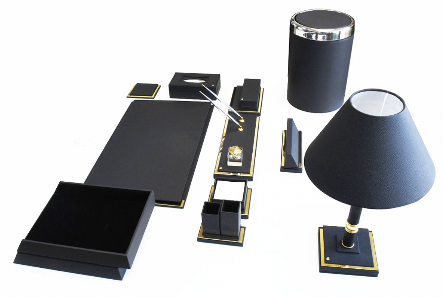 196811 - ELEGANCE MASTER PREMIUM DESKSET- BLACK