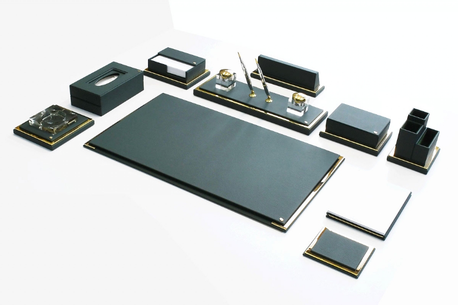 196953 ALTIN VE DERİ SÜMEN TAKIMI - YEŞİL