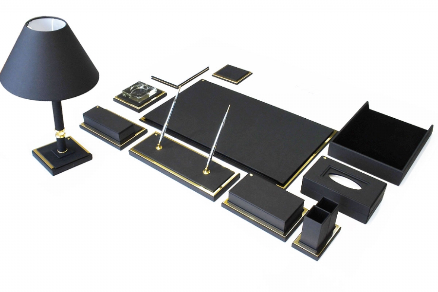 197911 - ELEGANCE MASTER PREMIUM DESKSET - BLACK