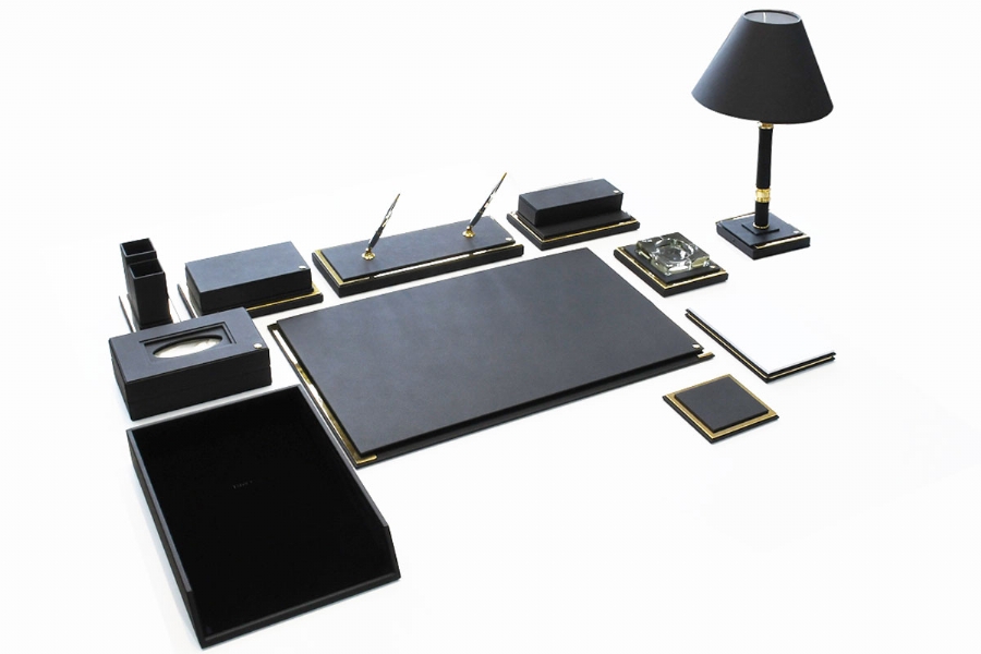 197911 - ELEGANCE MASTER PREMIUM DESKSET - BLACK