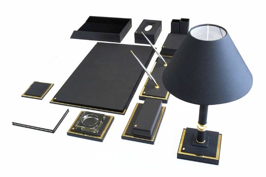 197911 ELEGANCE MASTER PREMIUM DESKSET - BLACK