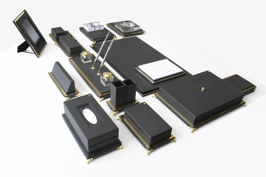 199911 ELEGANCE MASTER PREMIUM DESKSET- BLACK