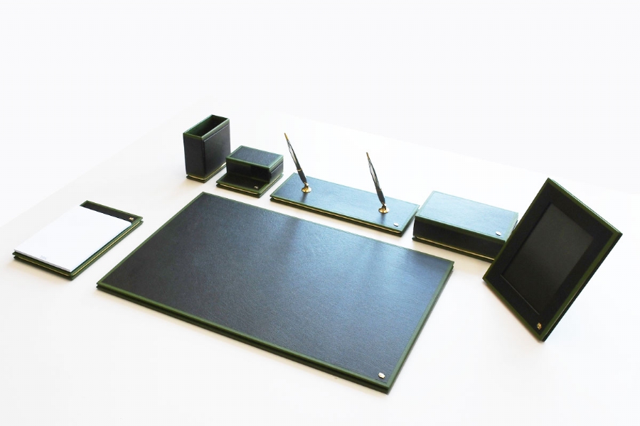 44757 DERİ SÜMEN TAKIMI CLASSIC YEŞİL